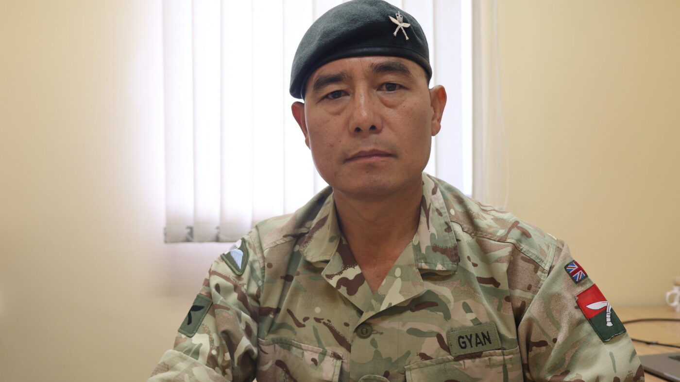 Major Gyan Dhenga The Royal Gurkha Rifles Gurkha Major British Gurkhas Nepal Gurkha Brigade 