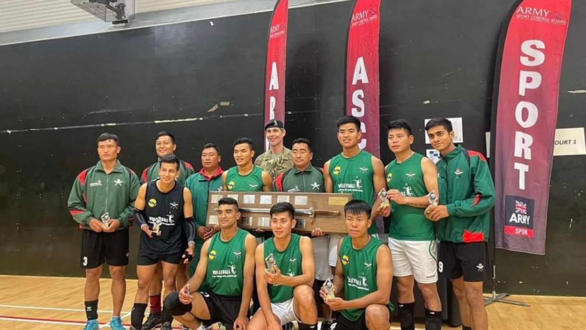 1 RGR win the Army Inter Unit Volleyball Competition