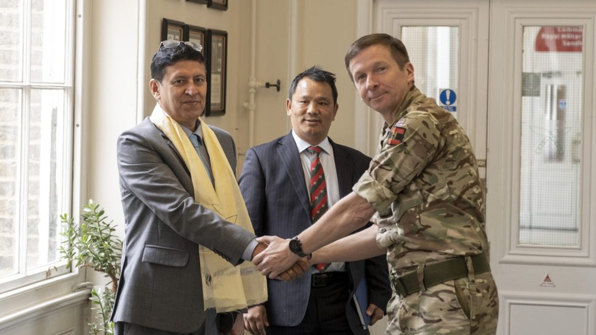 Joint Secretary, Ministry of Defense, Government of Nepal visits Headquarters Brigade of Gurkhas