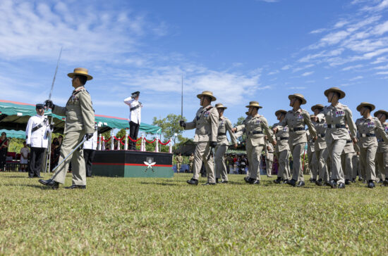 The First Battalion, The Royal Gurkha Rifles celebrate the 30th Birthday of the Regiment at an event in Brunei