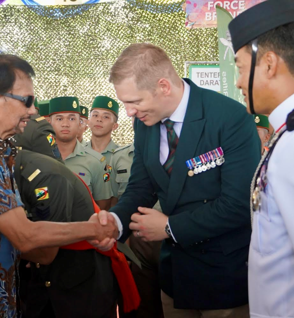 His Majesty the Sultan of Brunei 78th Birthday Celebrations with British Forces Brunei