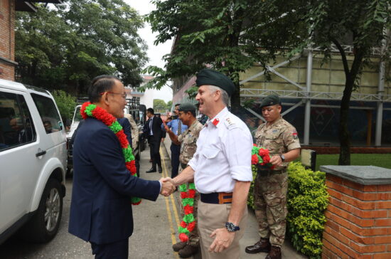 Senior Leadership team from the Singapore Police Force visit HQ British Gurkhas Nepal