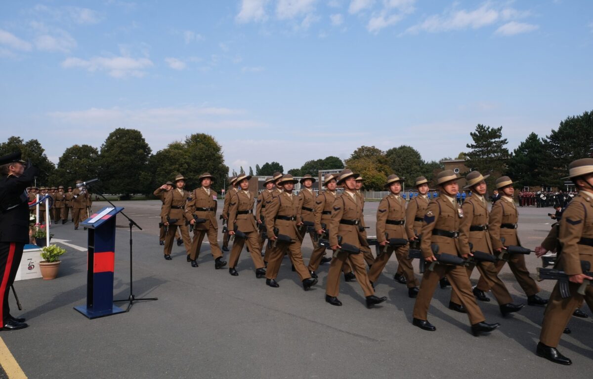 QG Signals 75th Anniversary parade