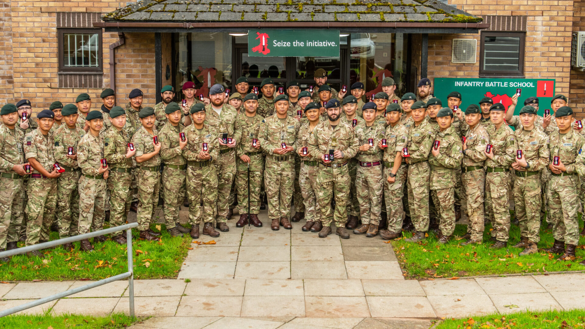 Infantry Battle School, TSD Long Service and Good Conduct and Coronation Medal Parade