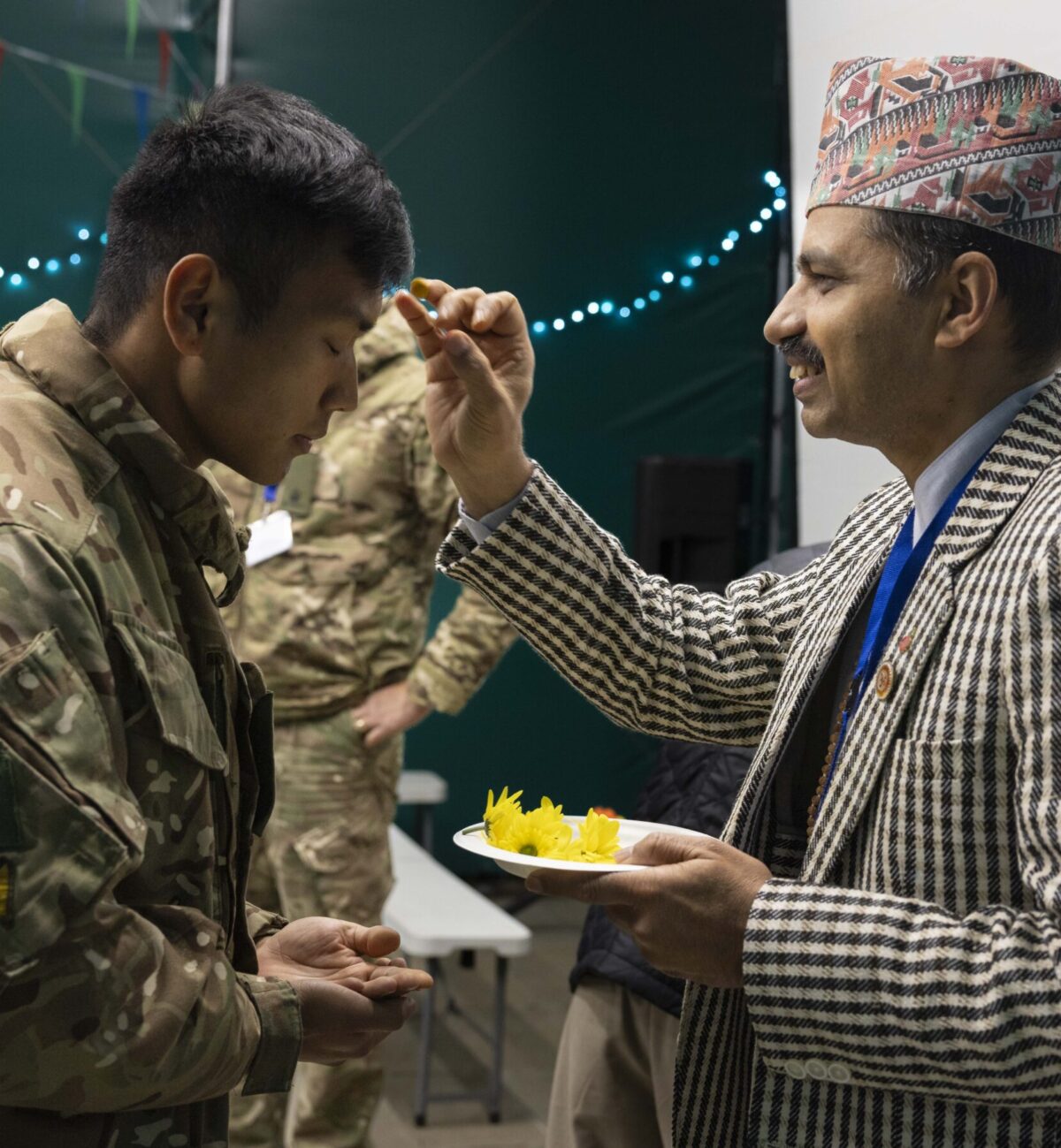 Queen’s Gurkha Signals Celebrate Tihar During Exercise Joint Protector 24