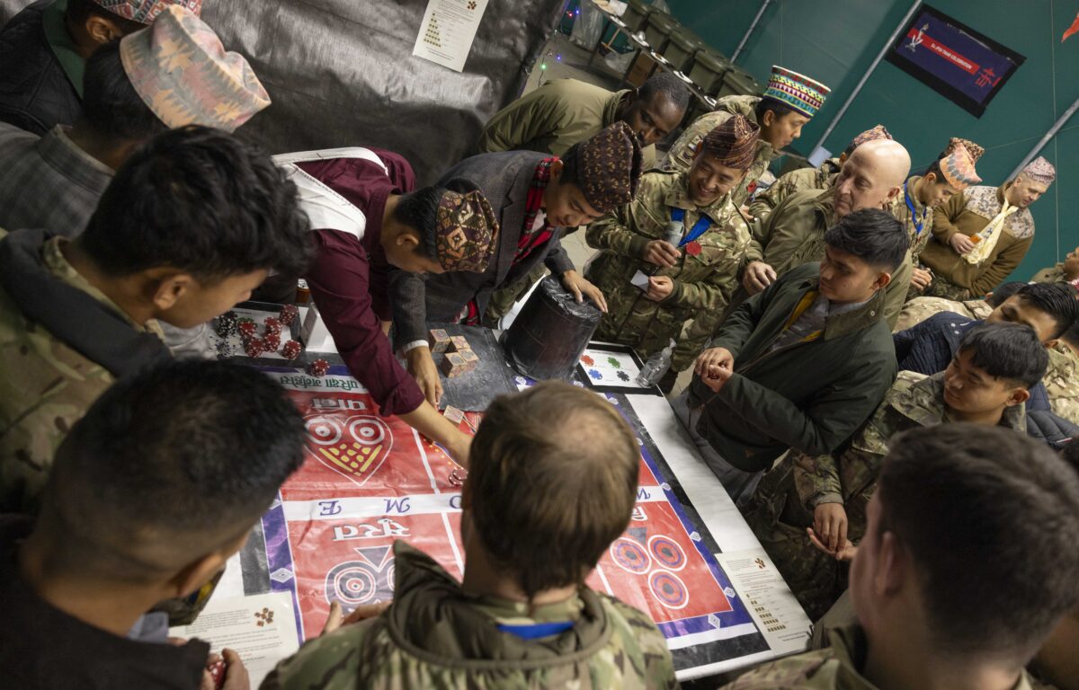 Queen’s Gurkha Signals Celebrate Tihar During Exercise Joint Protector 24