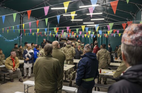 Queen’s Gurkha Signals Celebrate Tihar During Exercise Joint Protector 24