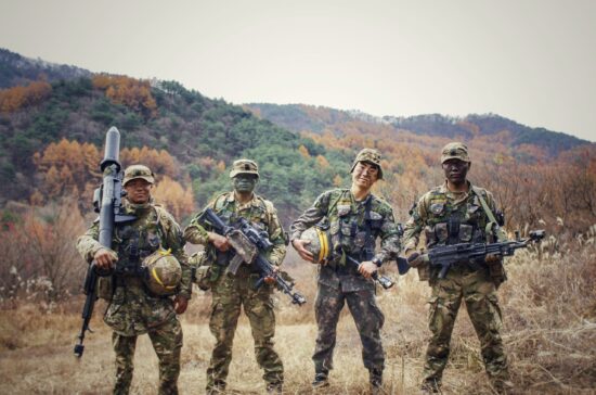 Gurkhas Train With South Korean Army