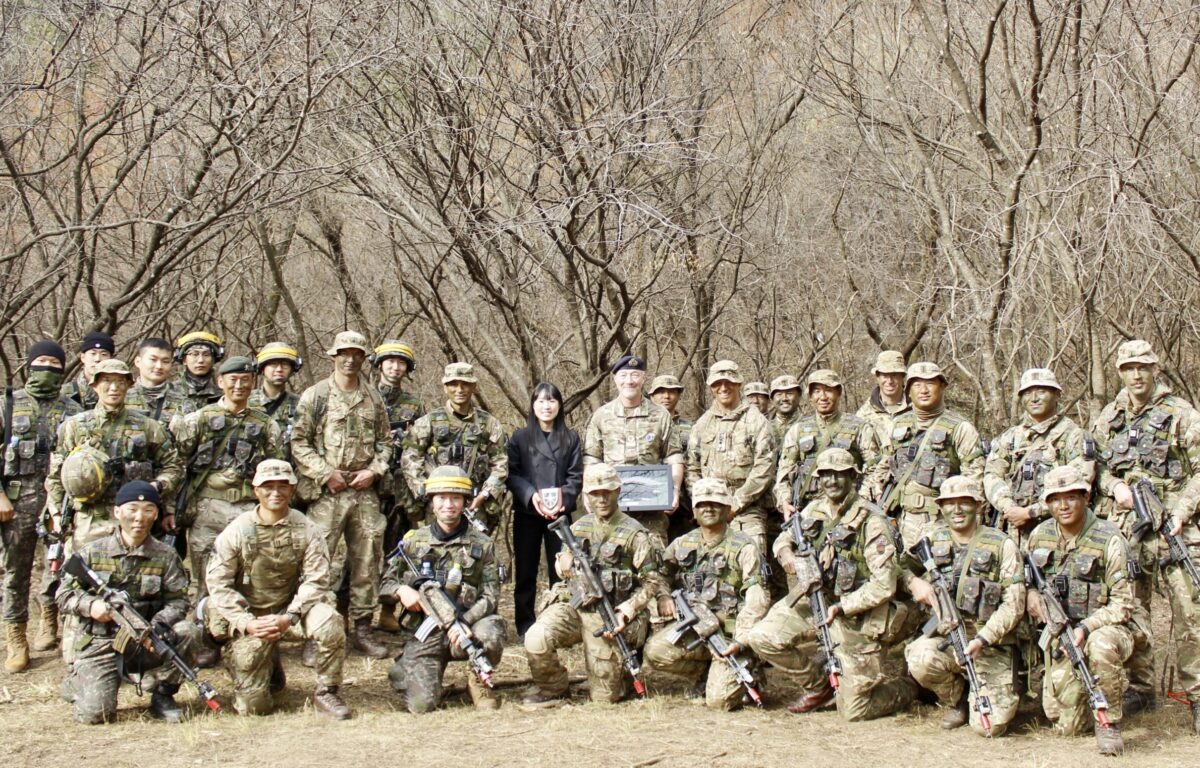 Gurkhas Train With South Korean Army