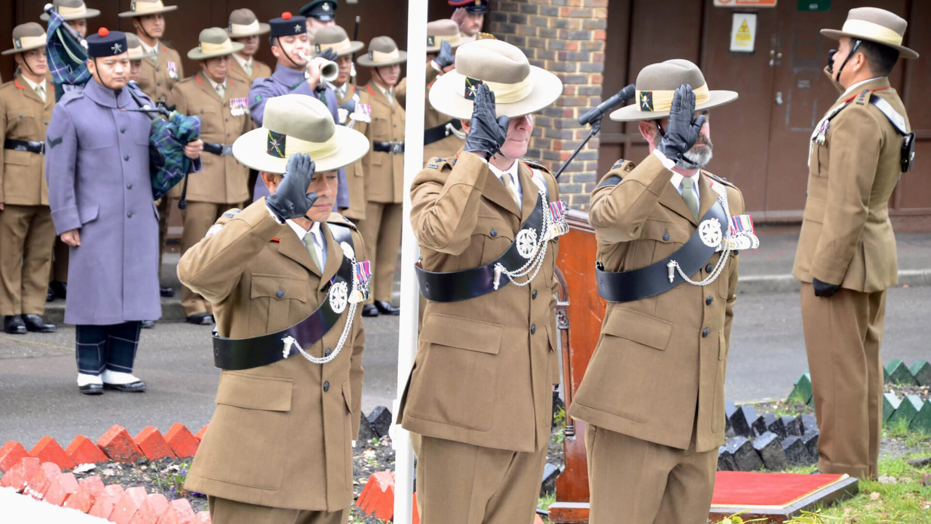 Gurkha Company (Sittang) commemorated the Sittang Day